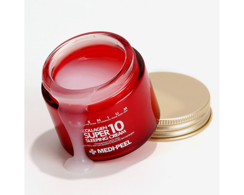 Medi-peel Collagen Super10 Sleeping Cream Омолаживающий ночной крем для лица с коллагеном