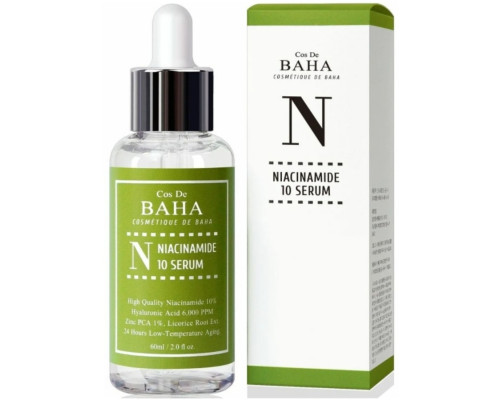 Противовоспалительная сыворотка для проблемной кожи Cos De BAHA Out-of-stock N Niacinamide 10 Serum