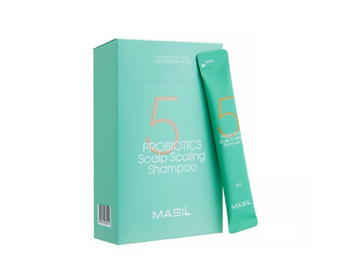 Глубокоочищающий шампунь Masil  Pouch 5 Probiotics Scalp Scaling Shampoo (8ml)
