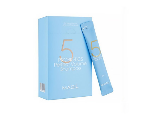 Шампунь для объема волос с пробиотиками Masil Pouch 5 Probiotics Perfect Volume Shampoo (8ml)